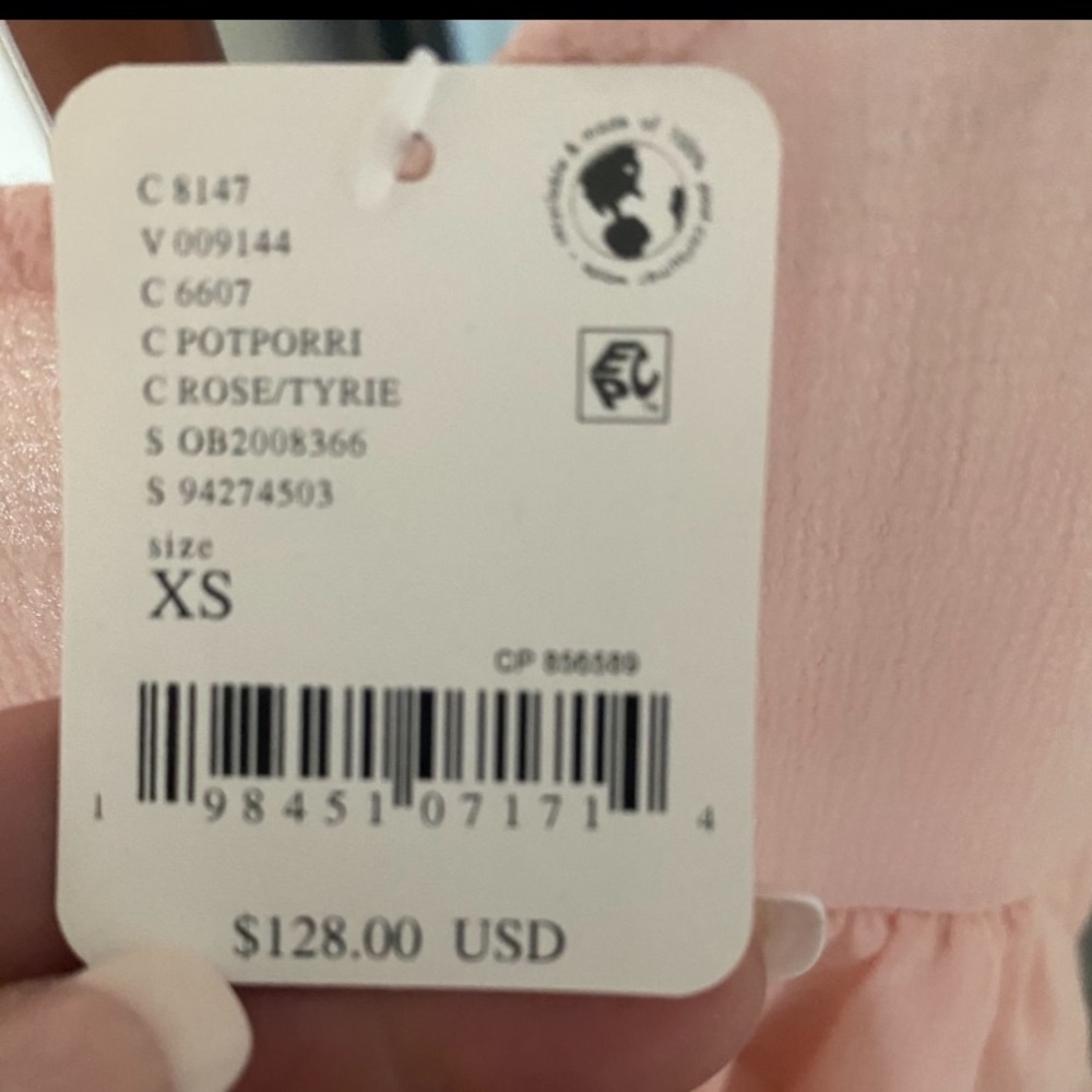 Free People Pink Ruffle Mini Dress - Picture 5 of 5